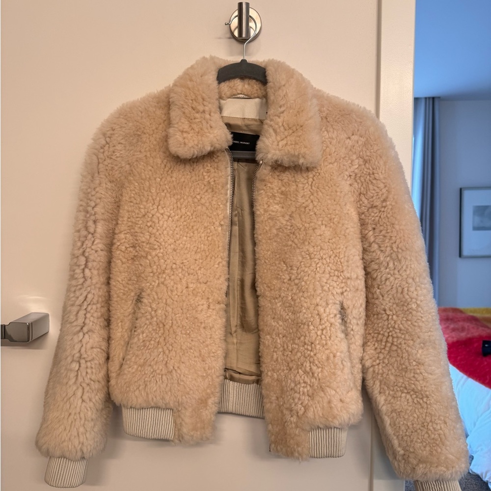 Isabel Marant Shearling Jacket Small - image 1
